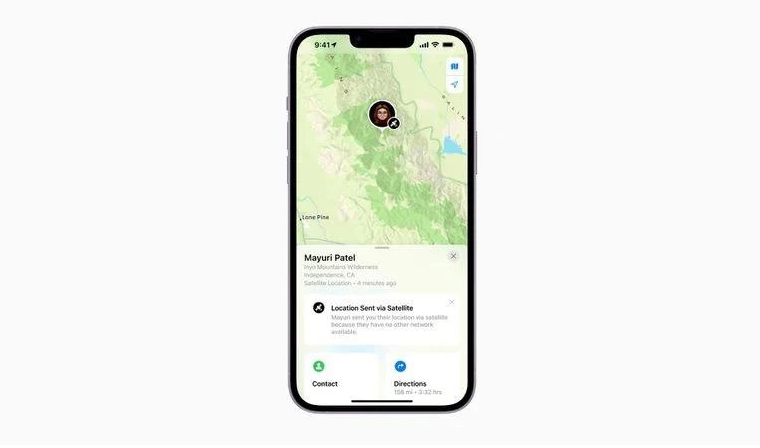 官渡苹果14维修分享iPhone14系列中 FindMy功能通过卫星分享位置方法教程 