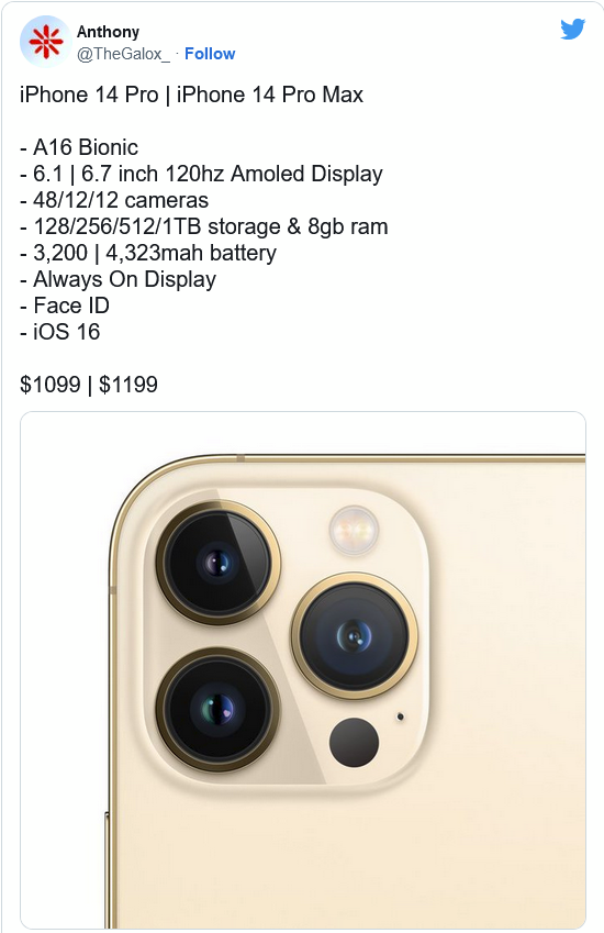 官渡苹果14维修分享iPhone 14全系涨价 